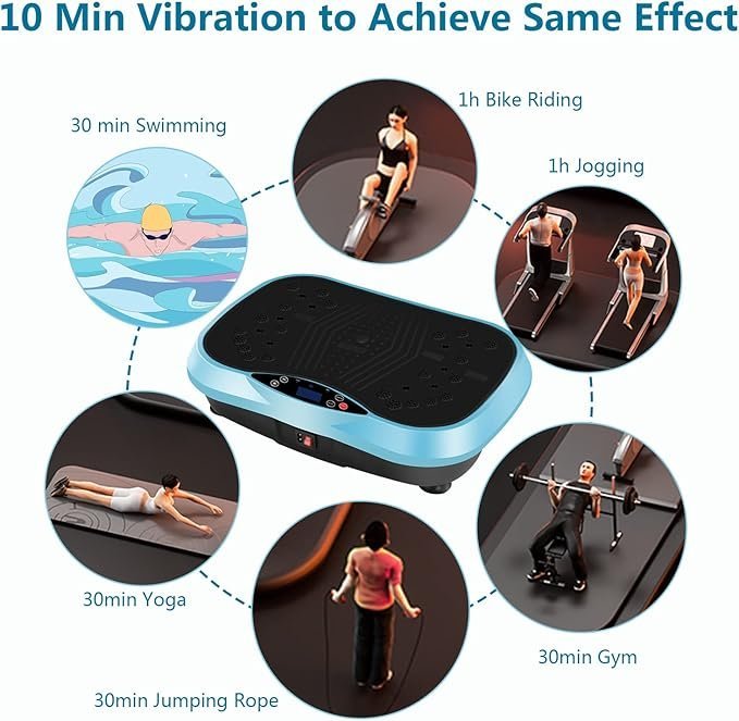 Vibration Plate Exercise Machine - Full Body Workout & Muscle Toning Platform - Image 3