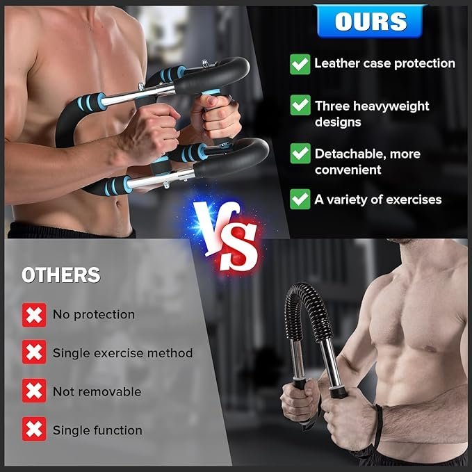 Adjustable Chest & Arm Twister Trainer (65–110lb) – Home Fitness Equipment - Image 3